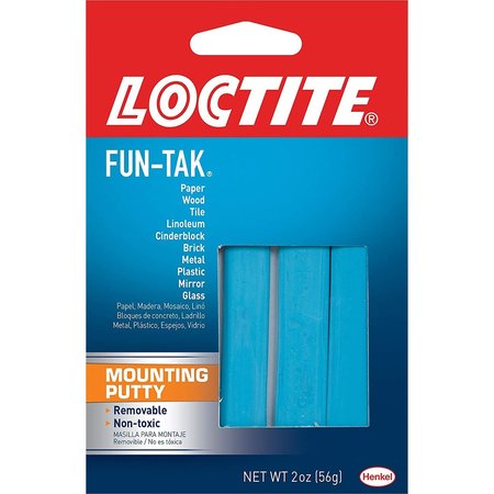 LOCTITE Fun-Tak Low Strength Synthetic Rubber Mounting Putty 2 oz 1087306
